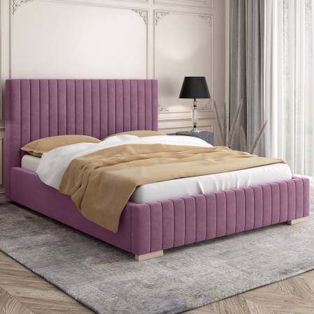 Łóżko tapicerowane z...