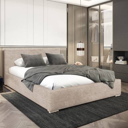 Łóżko tapicerowane z...