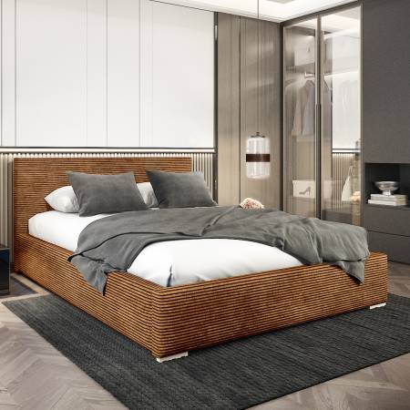 Łóżko tapicerowane z...