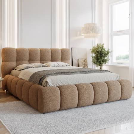 Łóżko tapicerowane z...